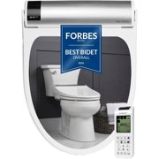 Bio Bidet BB-2000 Bidet Toilet Seat Bundle with Heated Seat, Night Light, Slow Close Lid, Round
