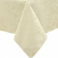 thumbnail image 1 of BB&B Autumn Scroll Creamy Ivory Damask Fabric Tablecloth Table Cloth 60x144 Ob, 1 of 1