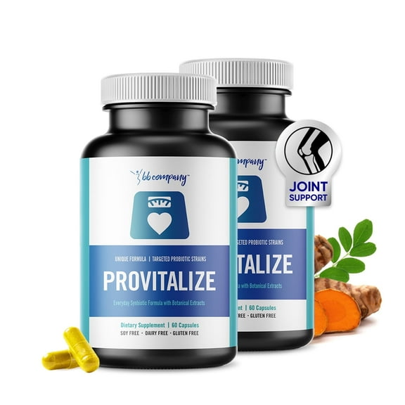 BB Company Provitalize Probiotics for Menopause Weight, Gut Health, Joint Support (2 pack)
