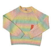 BB Dakota By Steve Madden Women's Ombre Crew Neck Sweater (Yellow Ombre, S)