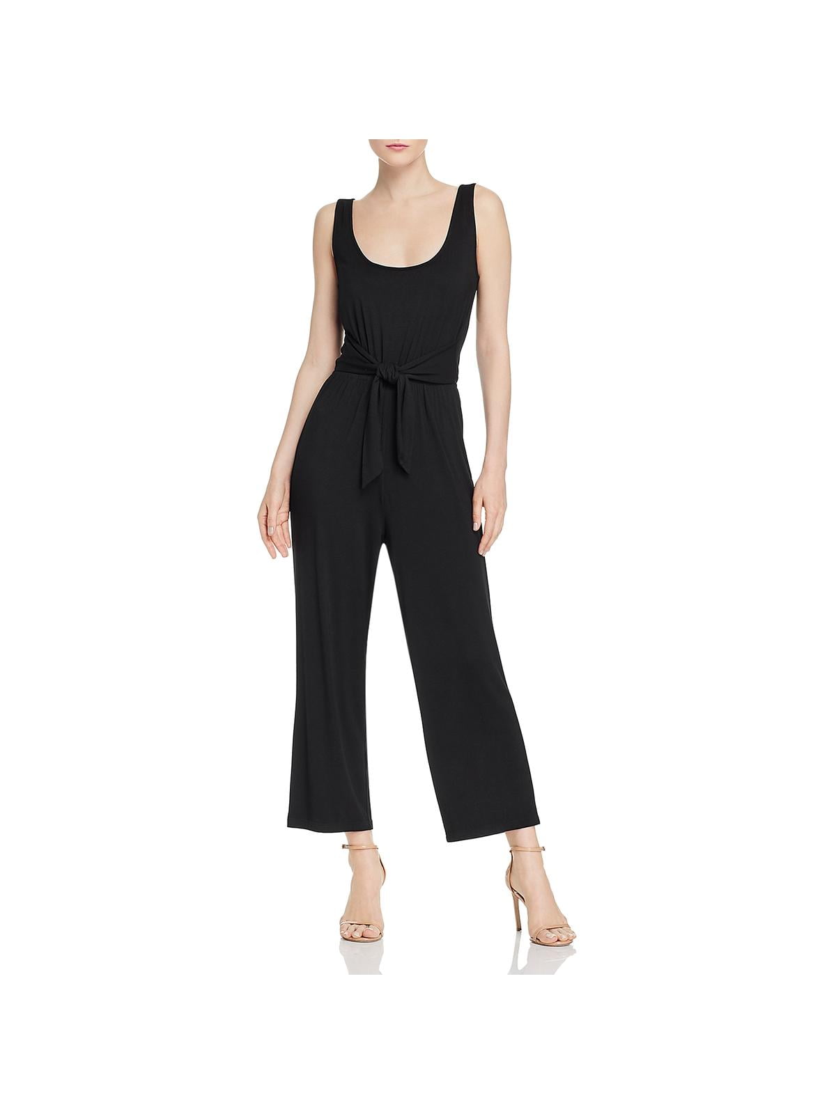 BB Dakota Womens Sleeveless Tie Waist Jumpsuit