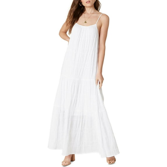 BB Dakota by Steve Madden Womens Roman Holiday A-Line Maxi Dress White M