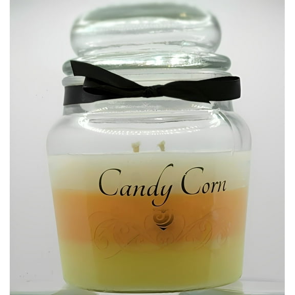 BB Essentialz & Candles Co. Candy Corn Scented Candle (25 fl oz) Glass Jar