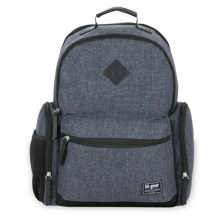 BB Gear Adjustable Shoulder Strap Inside Pockets Backpack Diaper