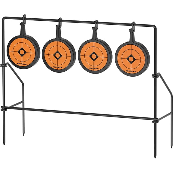 BB Gun Targets Heavy Metal Spinning Pellet Shooting Target for .177 .20 Caliber