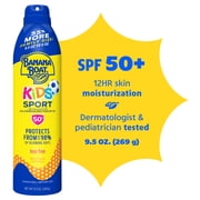 Banana Boat Sport Kids Sunscreen Spray SPF 50, Spray Sunscreen for Kids, Sunblock, 9.5 oz