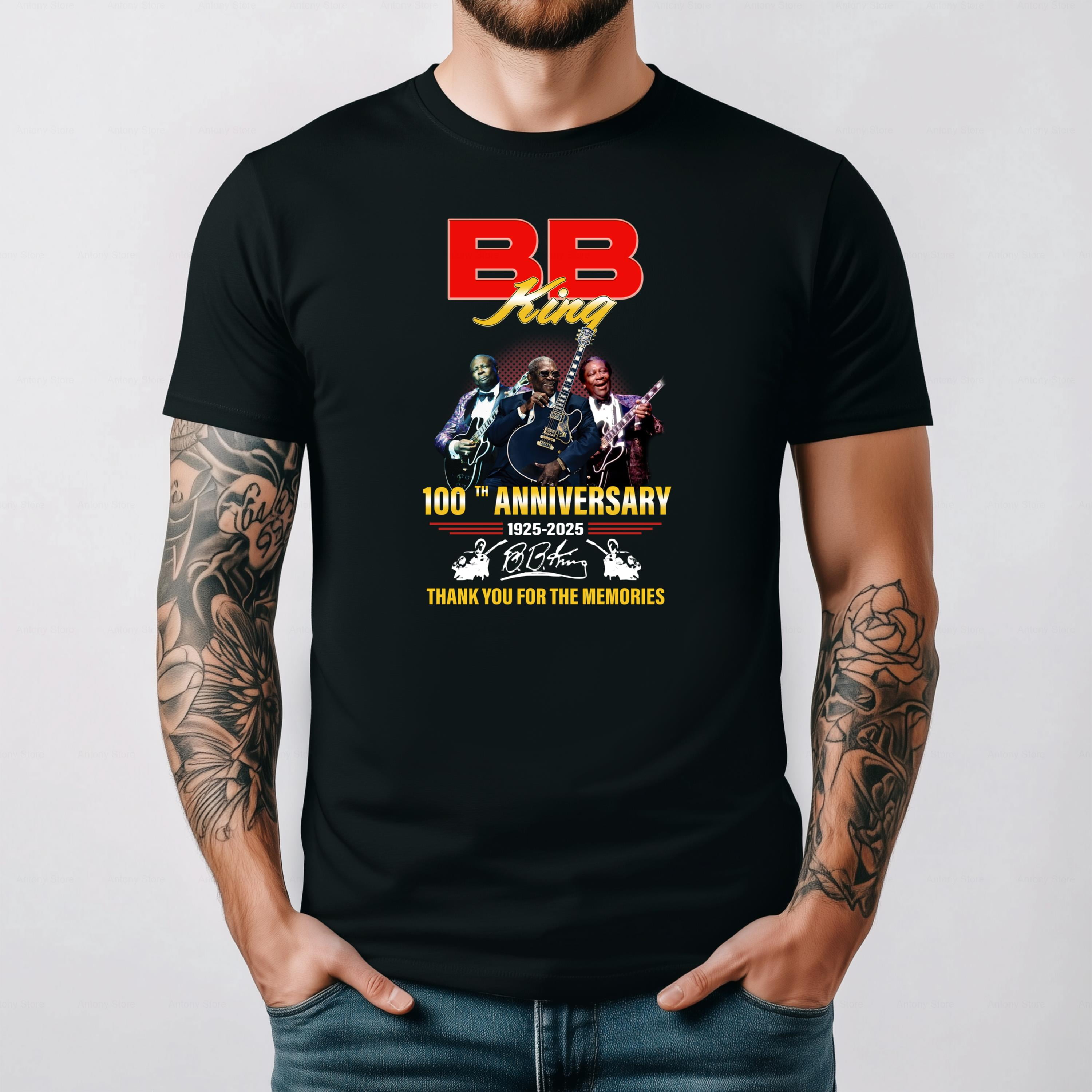 BB King 100th Anniversary 1925 To 2025 Blues Graphic Tee Unisex Up To BB King 100th Anniversary 1925 To 2025 Blues Graphic Tee Unisex Up To 5XL Ee7fd6db Dfac 4b52 9d00 F0eb5865327a.c8d712f2a7c75a474a44bd965f35038e