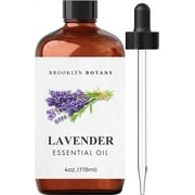 Brooklyn Botany Lemongrass Essential Oil for Aromatherapy Pure Natural Lemon Grass, 4 fl oz