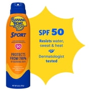 Banana Boat Sport Ultra Clear Sunscreen Spray SPF 50, 6 oz
