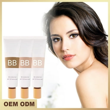 BB Tinted Moisturizer Spf 30, BB Cream Tinted Moisturizer with Broad Spectrum Spf 30, Full Coverage, Oil-Free, Light (Wheat+Ivory+Natural, 30ML)