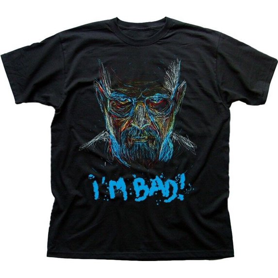 BB inspired Walter White aka Heisenberg I'm Bad black t-shirt OZ9611