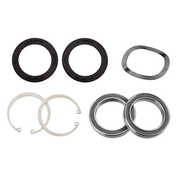 BB30 Bottom Bracket Road Steel Bearings, Silver