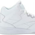 thumbnail image 1 of BB4500 Hi 2 Mens High-Top Sneakers White Solid Grey Leather Ballistic Mesh, 1 of 5