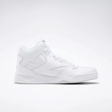 BB4500 Hi 2 Mens High-Top Sneakers White Solid Grey Leather Ballistic Mesh