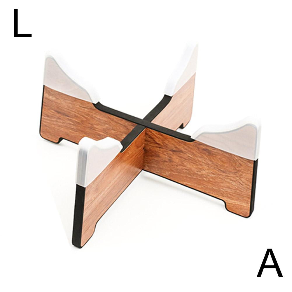 BBASILIYSD Wood Tongue Drum Stand,Tongue Drum Tripod Tank Drum Display ...