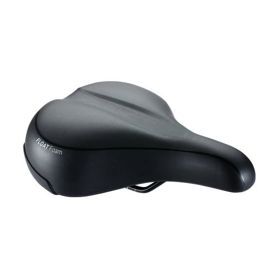BBB Black Meander Relaxed - 205mm Road Bike Saddle