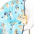 thumbnail image 1 of BBC Bluey Bingo Throw Blanket and Mini Pillow Buddy Set - 40x60 Kids Bedding, 1 of 5