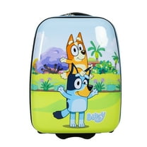 BBC Bluey Kid's 16" Carry On Hardside Luggage Spinner -Light Blue