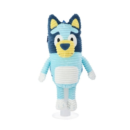 Bluey Kids Corduroy Plush Backpack, Blue