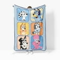 thumbnail image 1 of BBC Bluey & Friends 46x60 Throw Blanket, 1 of 4