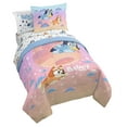thumbnail image 1 of BBC Bluey Sisters Sleepy Time 7 Piece Full Size Kids Bed Set with Shams, 1 of 5