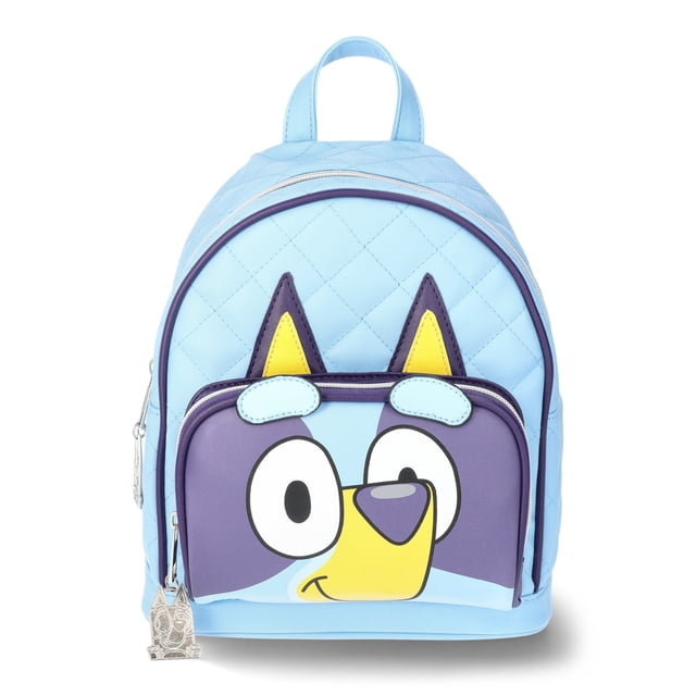 BBC Bluey Women's Quilted Mini Backpack, Light Blue - Walmart.com