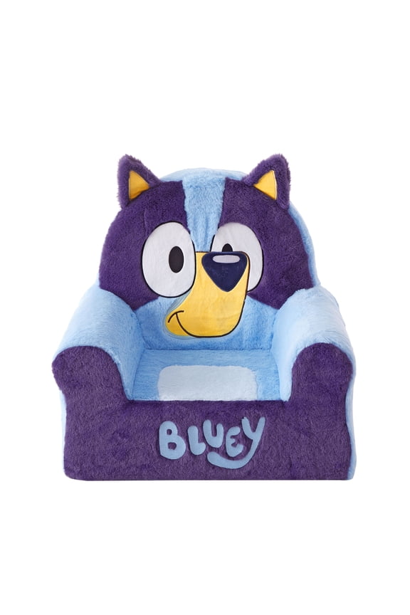 BBC Bluey's Vacuum Sealed Figural Foam Chair for Toddlers