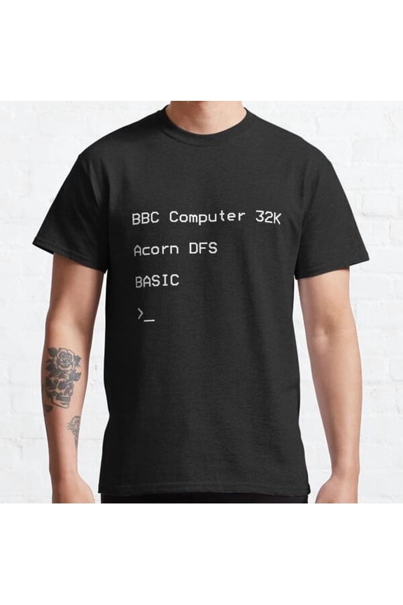 BBC Computer 32k Acorn DFS BASIC Classic T Shirt