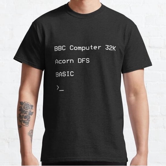 BBC Computer 32k Acorn DFS BASIC Classic T Shirt