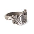 thumbnail image 1 of BBC Doctor Who Small Scroll Deco Logo Ring: Size 6 Unisex, 1 of 2