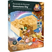 BBC Earth Excavate & Discover Gemstone Dig Kit, Kids STEM Geology Excavation Set for Boys and Girls, Ages 6+