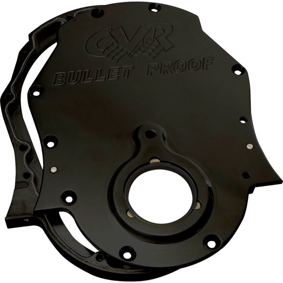 BBC Timing Cover Billet 2-Piece - Black