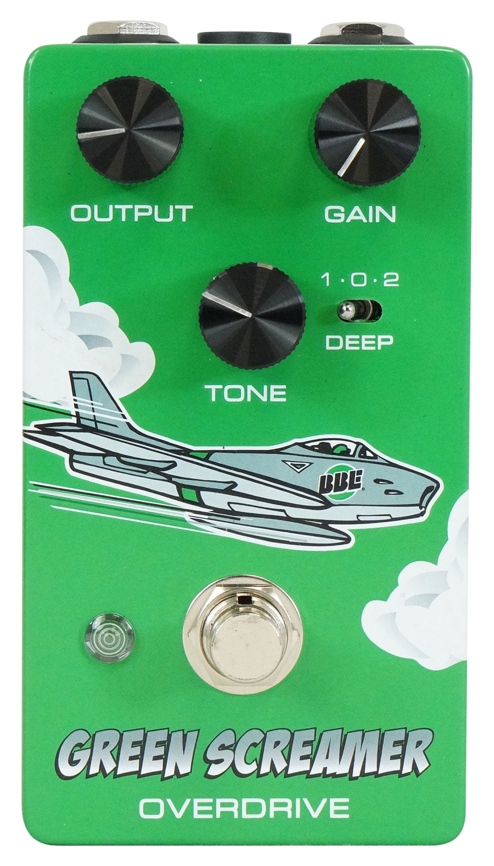 BBE 1-GSV2 Green Screamer V.2. Compact Modified Vintage Overdrive Pedal