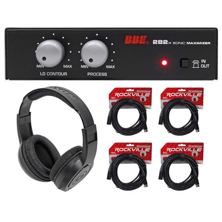 BBE 282IX Desktop Sonic Maximizer w/XLR Inputs/Outputs+Headphones+(4) XLR Cables