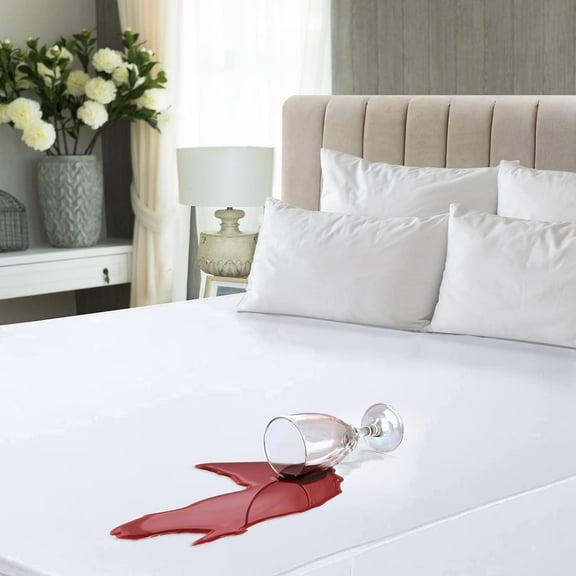 BBETIY Waterproof Mattress Protector Twin Size with 1 Zippered Pillow Cover - Breathable, Hypoallergenic, Cotton Terry Mattress Cover