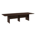 thumbnail image 1 of BBF 120"W Boat Shaped Engineered Wood Conference Table in Black Walnut, 1 of 6