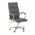 thumbnail image 1 of BBF Jamestown High Back Contemporary Faux Leather Executive Office Chair in Gray, 1 of 9