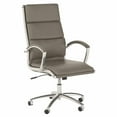 thumbnail image 1 of BBF Move 40 Series High Back Faux Leather Executive Office Chair in Washed Gray, 1 of 5