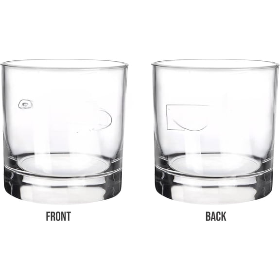 BBGreek Kappa Alpha Psi - Official Vendor - Set of 2-11oz Drinking Glasses - 1911 Yo$$