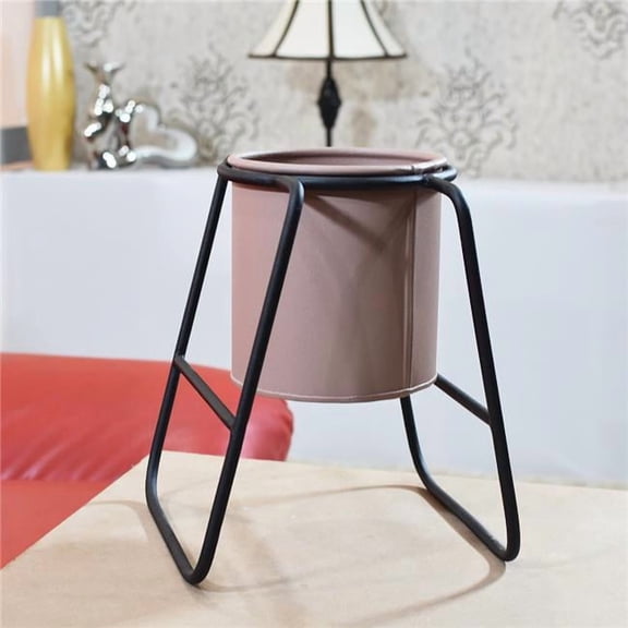 BBH Homes UBBBAOB203SCHS 10 x 5.5 x 6 in. Handmade 100 Percent Iron Round Modern Planters Pot, Tan