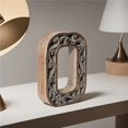 thumbnail image 1 of BBH Homes UBBBMH6284SCOHS Handmade Eco-Friendly Wall Mount & Table Top Decor Gray Antique O Wood Alphabet Letter Block, 1 of 1