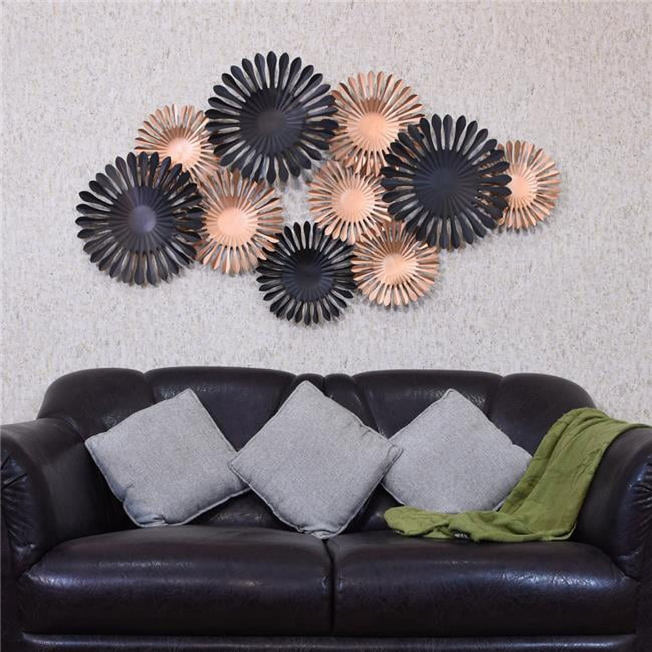 BBH Homes UBBBVK1036SC3N8HS 55 x 30 in. Handmade 100 Percent Iron ...