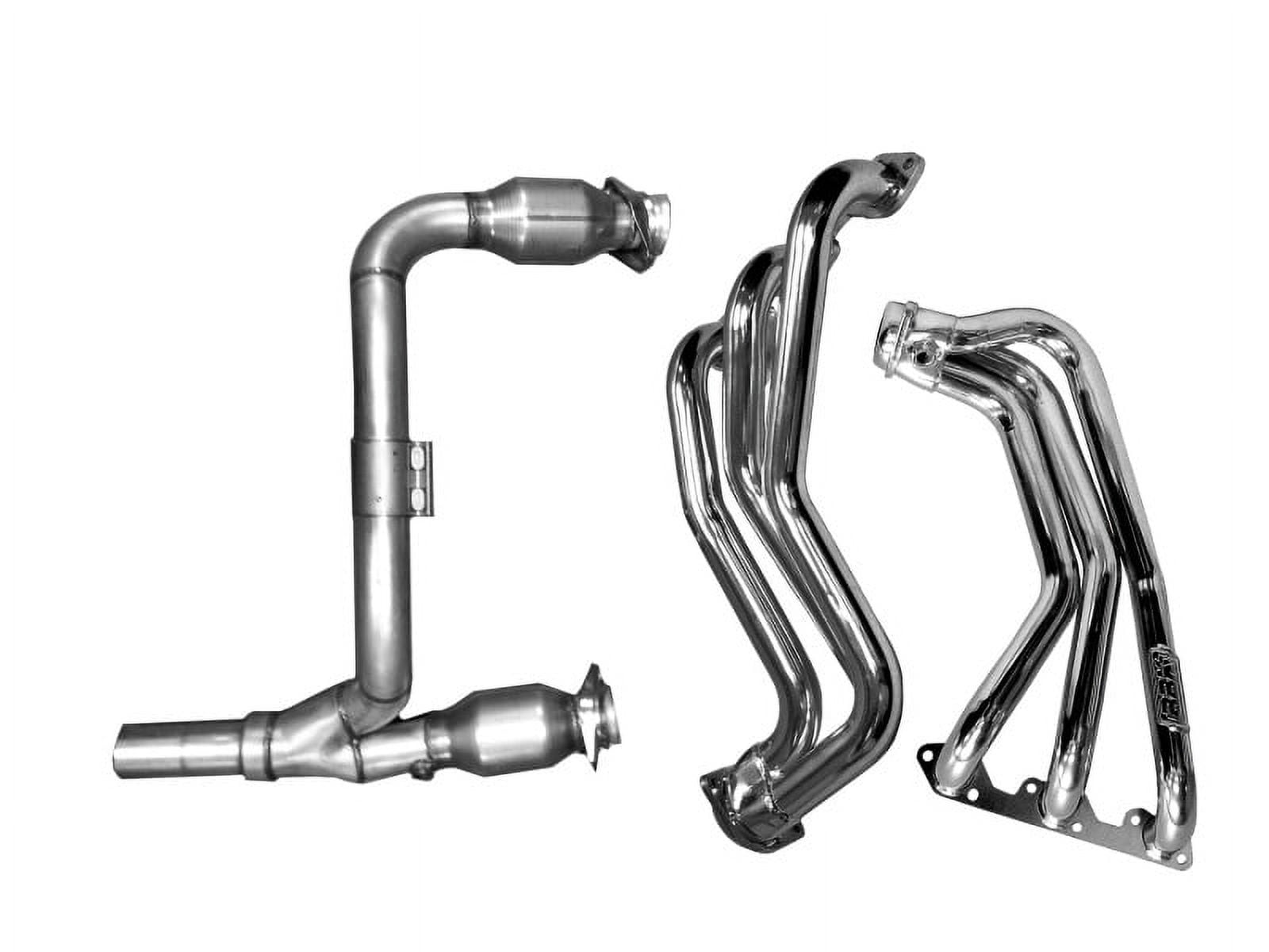 BBK 0711 Jeep 3.8 V6 Long Tube Exhaust Headers And Y Pipe And