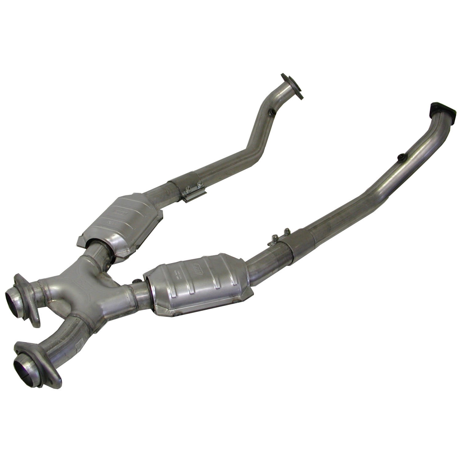 BBK 94-95 Mustang 5.0 High Flow X Pipe With Catalytic Converters - 2-1/2 Fits select: 1994-1995 FORD MUSTANG