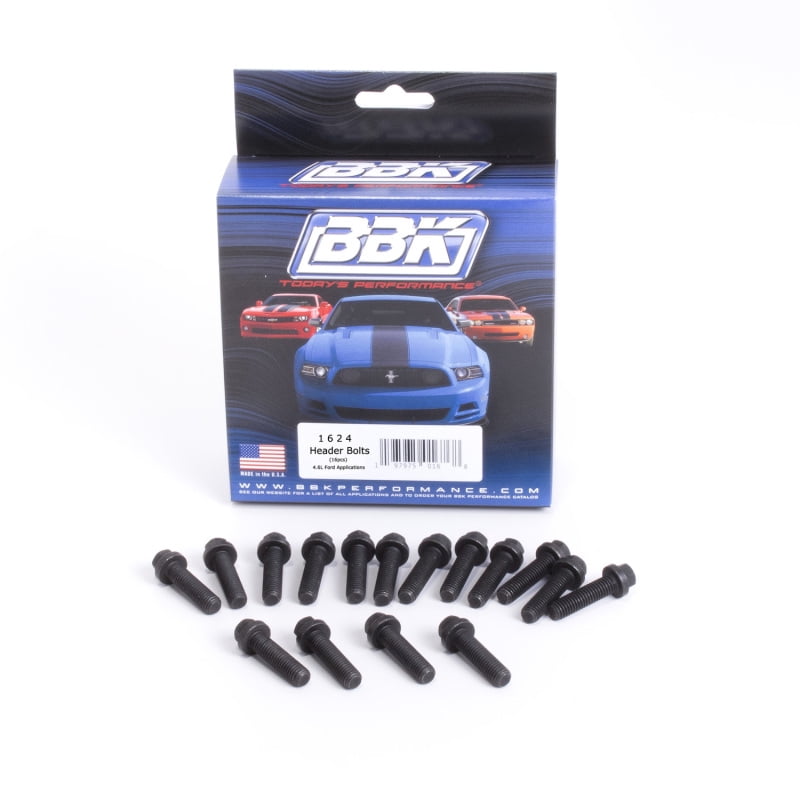 BBK Ford Modular 4.6 5.4 Exhaust Header Bolts 8mm 1.25 x 30mm (16) Fits select: 1997-2004 FORD F150, 1997-2004 FORD EXPEDITION