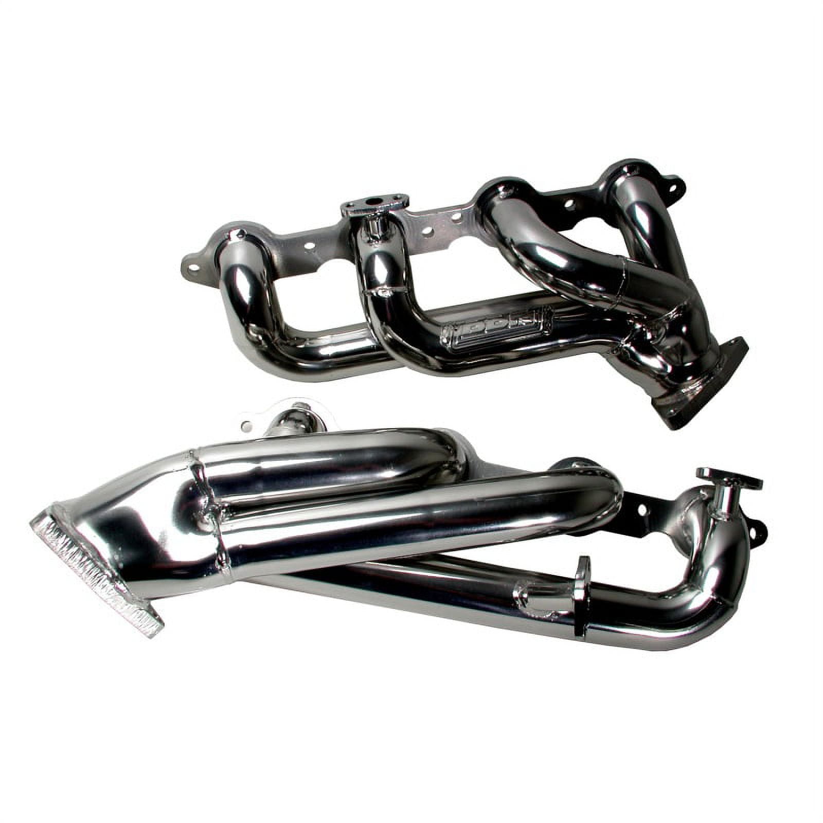 BBK PERFORMANCE 4005 99-07 GM TRUCK/SUV 4.8/5.3L 1-3/4IN SHORTY TUNED LENGTH EXHAUST HEADERS (CHROME) Fits select: 1999-2009 CHEVROLET SILVERADO, 2011 CHEVROLET SILVERADO K1500 LT