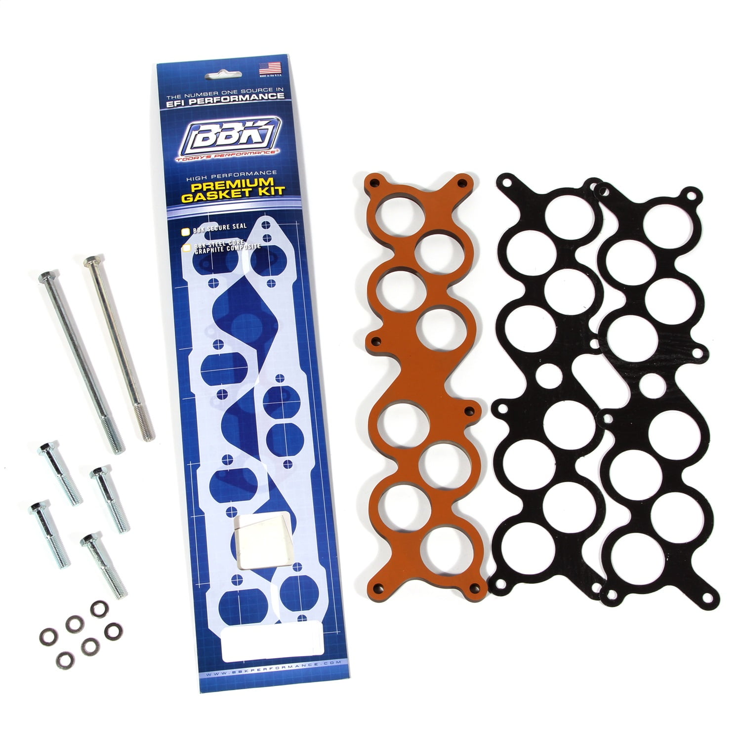 BBK Performance Phenolic Spacer Kit for EDE Performance EFI Intake BBK Performance Phenolic Spacer Kit for EDE Performance EFI Intake