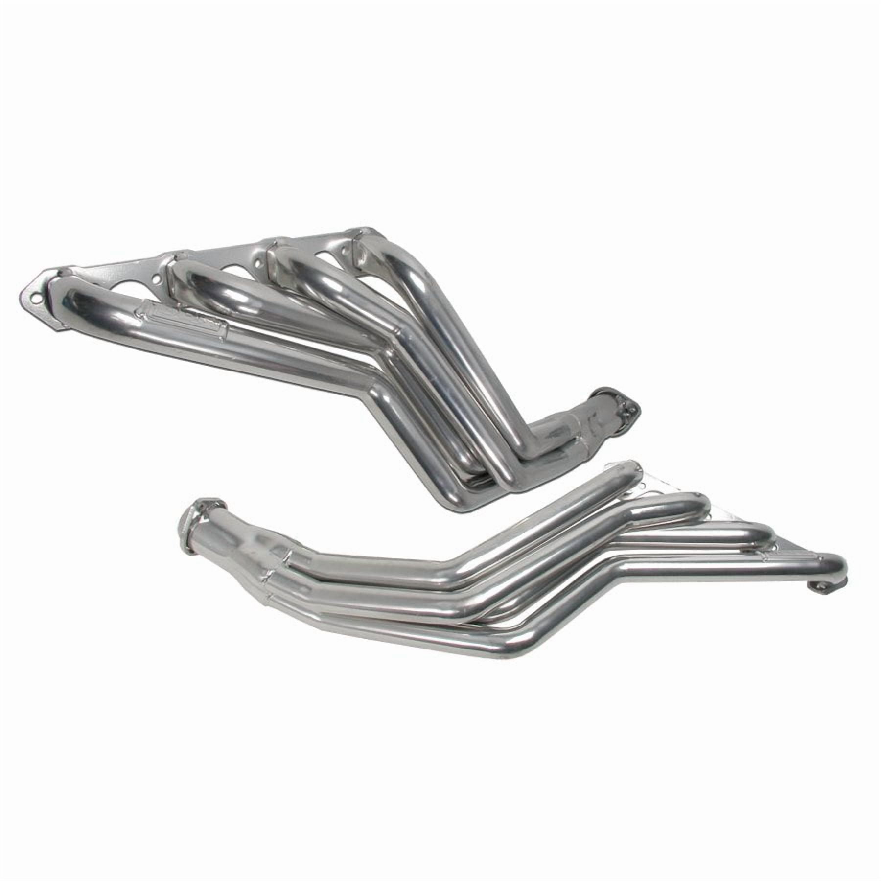 BBK Performance 15690 1-3/4 Long Tube Headers 351W Swap Polished Silver Ceramic Fits select: 1986-1993 FORD MUSTANG, 1986 MERCURY CAPRI