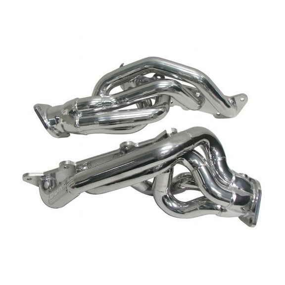 BBK Performance 16320 1-3/4 Mid-Length Headers Polished Silver Ceramic Coated Fits select: 2011-2014 FORD MUSTANG