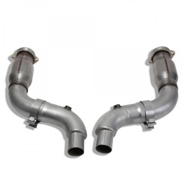 BBK Performance 1816 High Flow 3 In. Mid Pipes w/ Cats Fits select: 2015-2019 FORD MUSTANG, 2020-2022 FORD MUSTANG GT